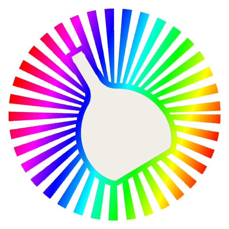 Bocksbeutel Regenbogen