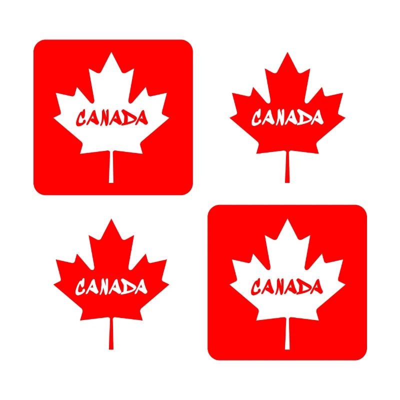 Drapeaux en feuille d'érable du Canada