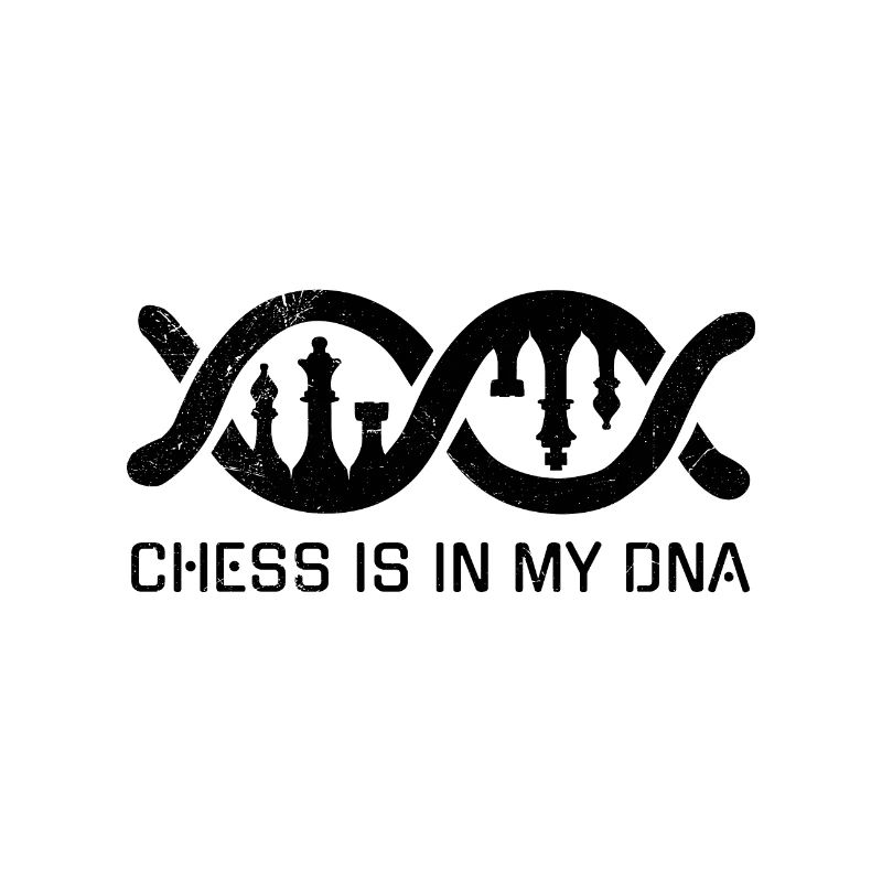 Chess Is In My DNA Funny Gift Idea