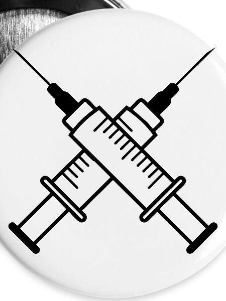 Two syringes