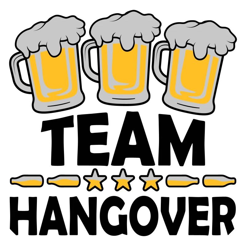 Alcool de gueule de bois de l’équipe