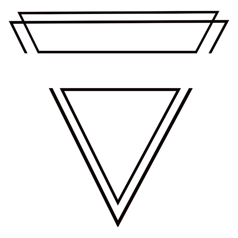 Triangle noir
