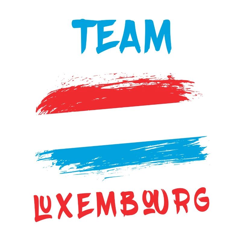 Drapeaux de l'équipe du Luxembourg