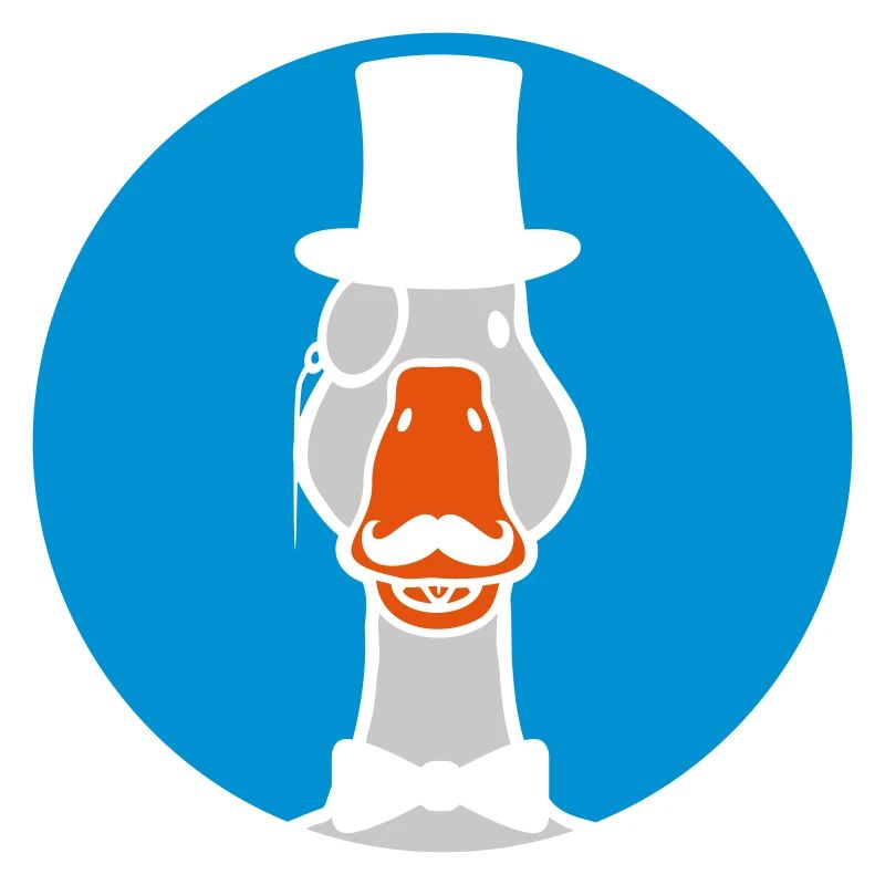 Comic Goose Sir Monokel