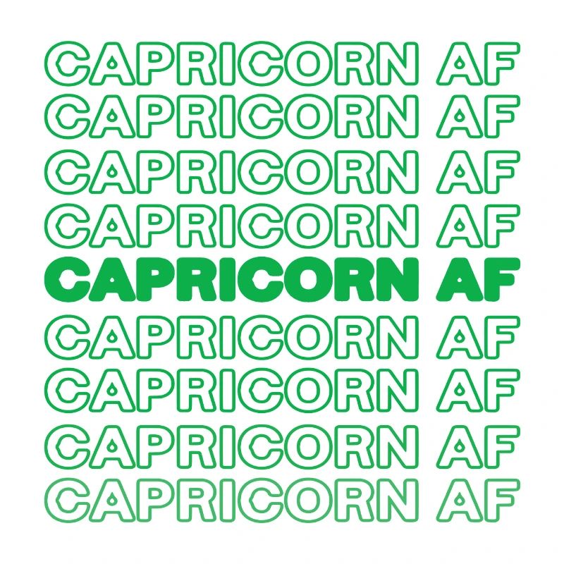 Capricorn Esoteric Statement Zodiac Superstition