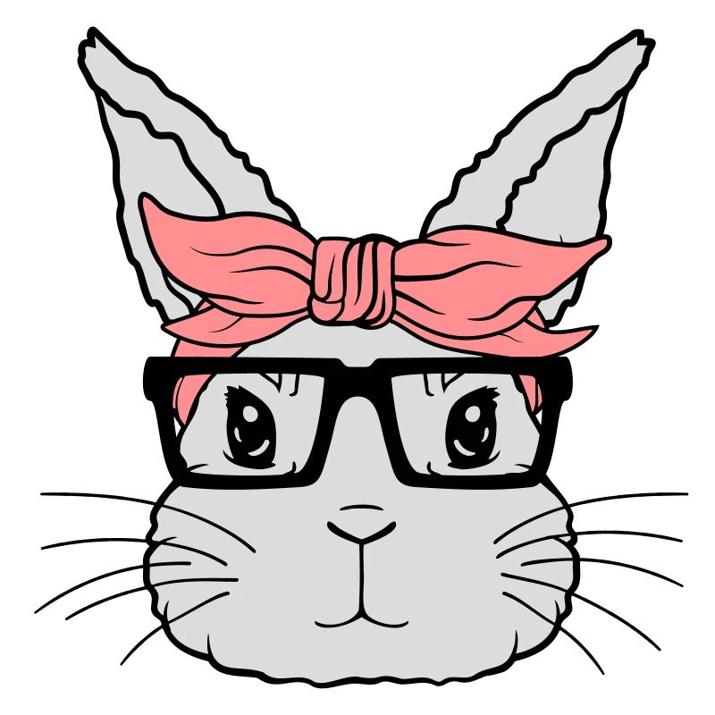 Female Nerd Rabbit Face