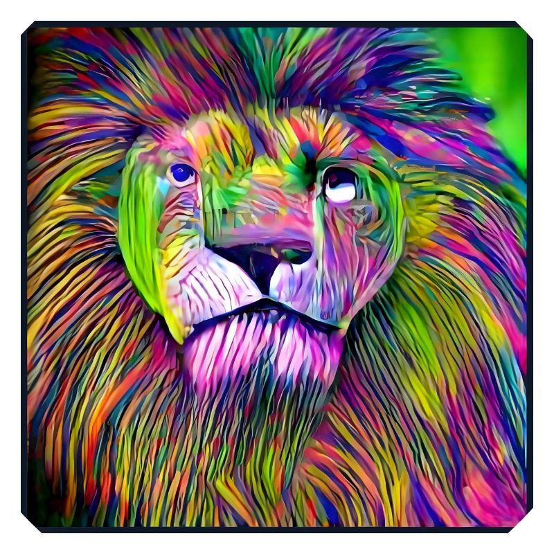 MULTI-COLOUR LION