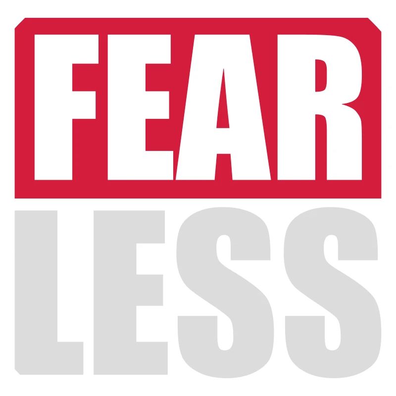fearless Text Quote Design