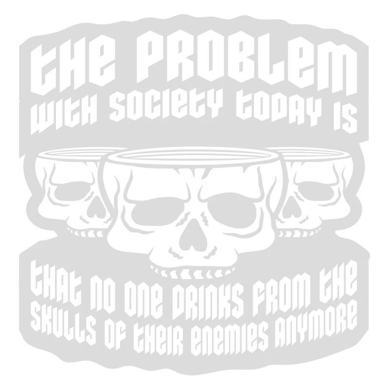 drinks from enemies skulls