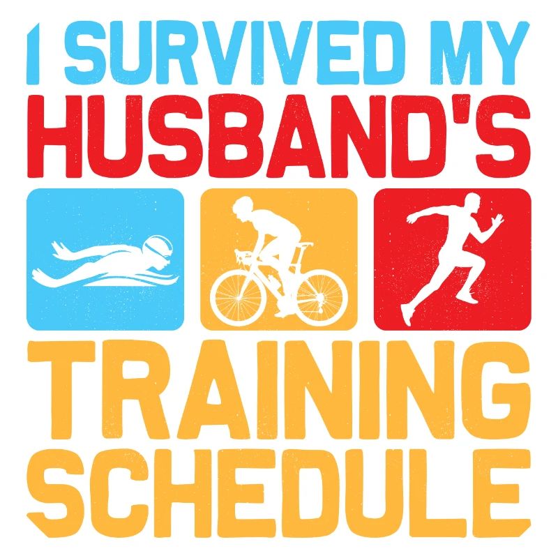 I survived my husband's training schedule Tri Tri