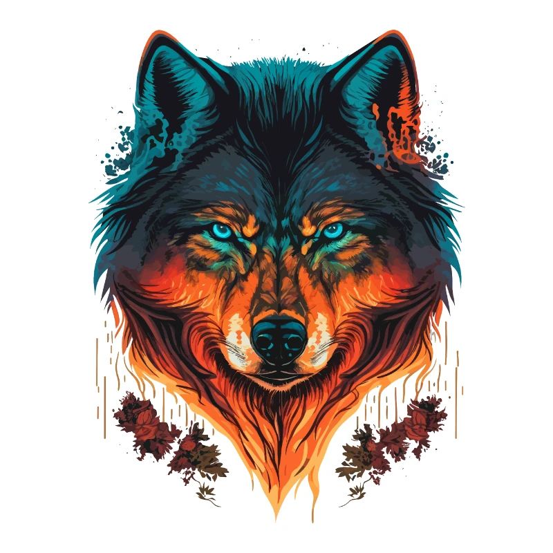 Wolf Illustration for every Forest Lovers