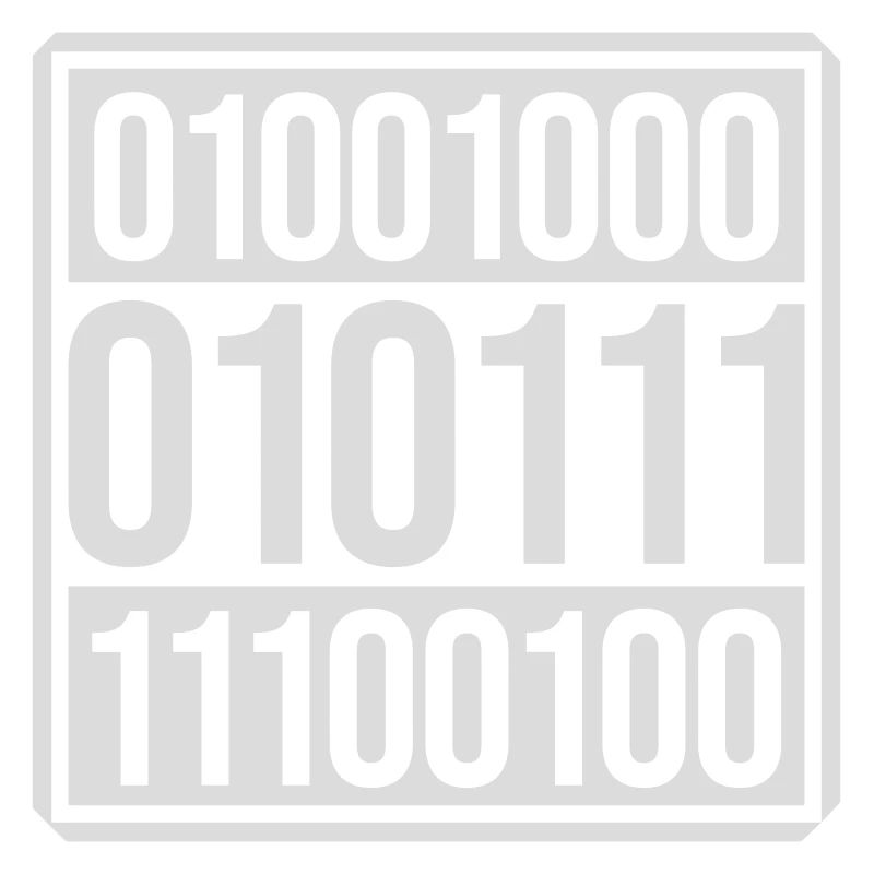 Binary Code Program Language