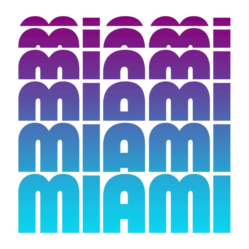 Miami Gradient Grid