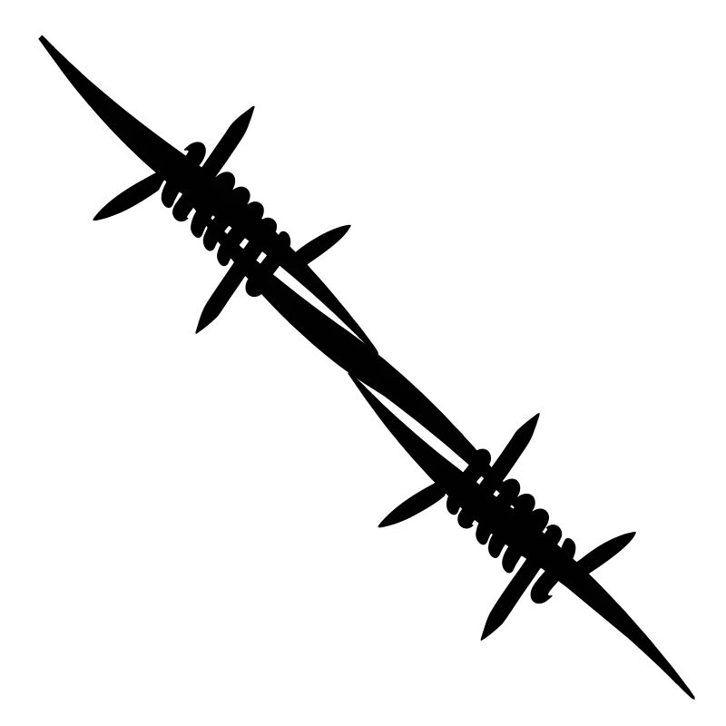 Barbed wire coupling piece