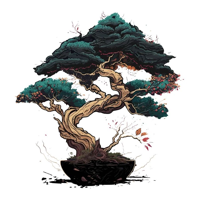 Irregular Shape Bonsai Tree