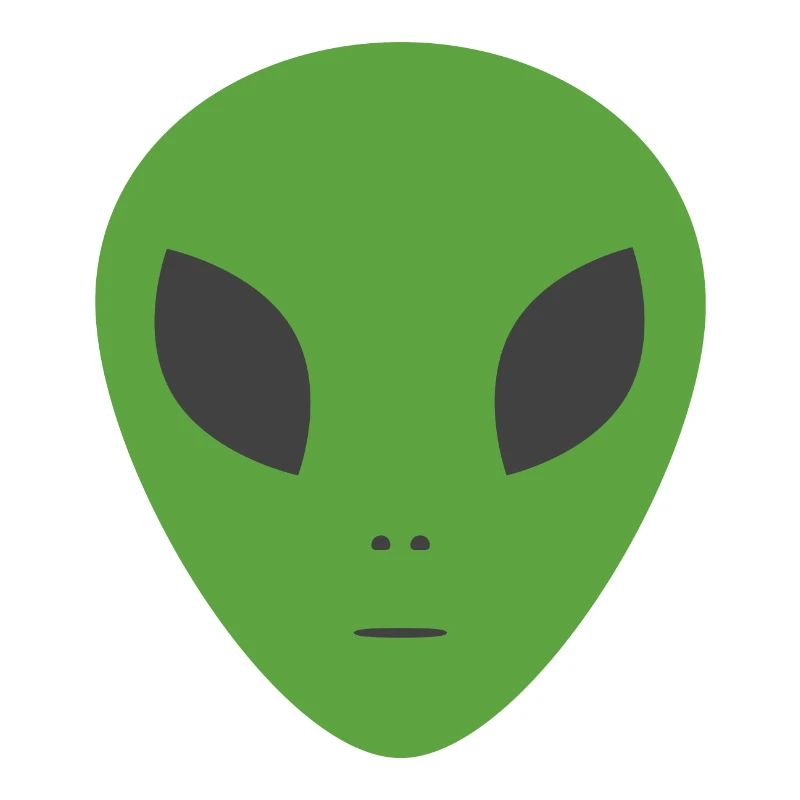 Grünes Alien