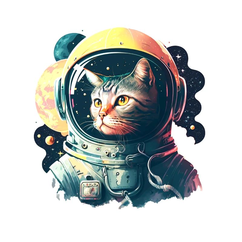 Chat dans l’espace