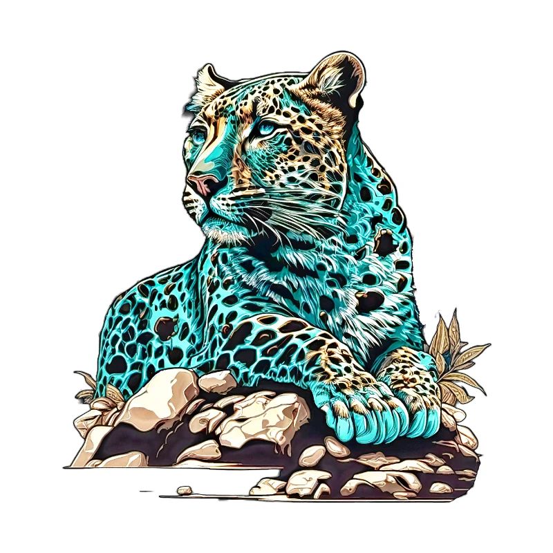 Léopard à l’affût
