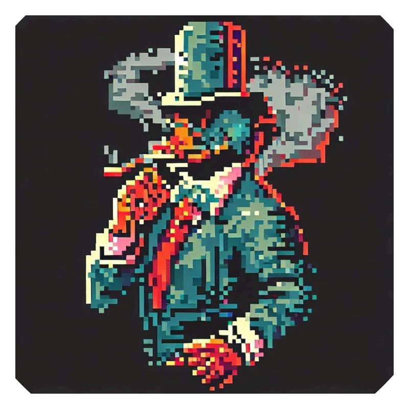 Smoking Duck [pixel art]