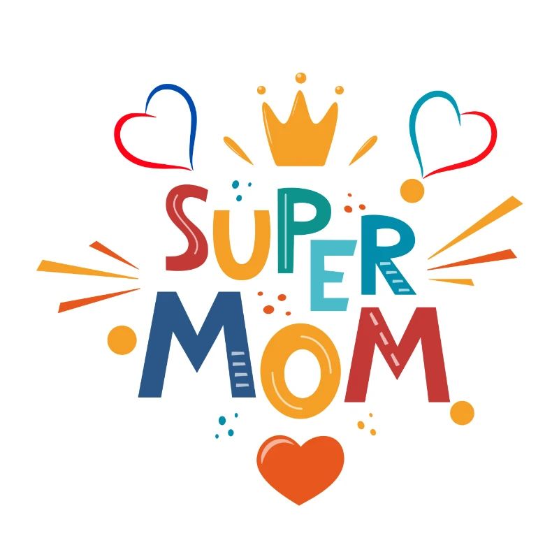 Super MOM Retro Multicolor