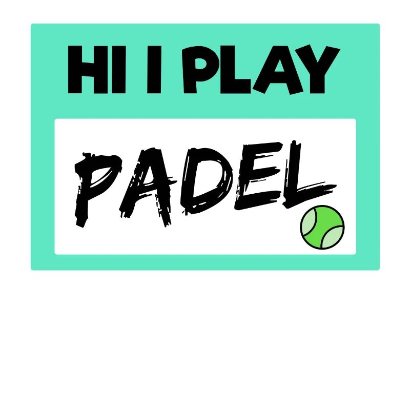 Leisure Padel Player Padel Game Balls Statement