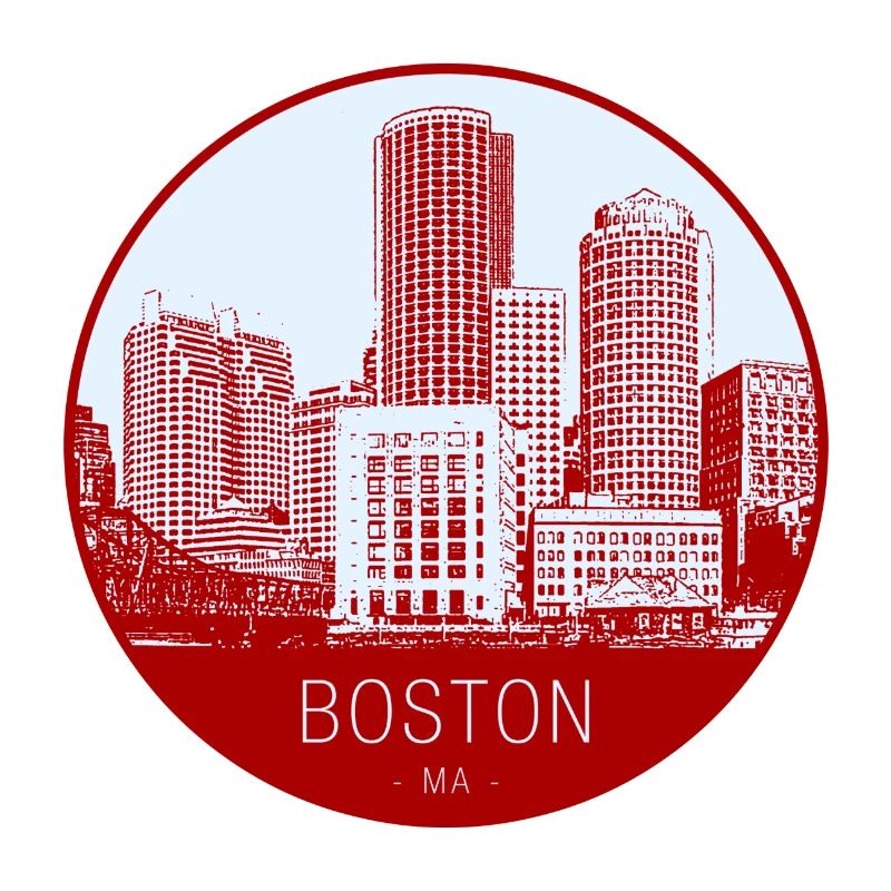 Boston Skyline Circle