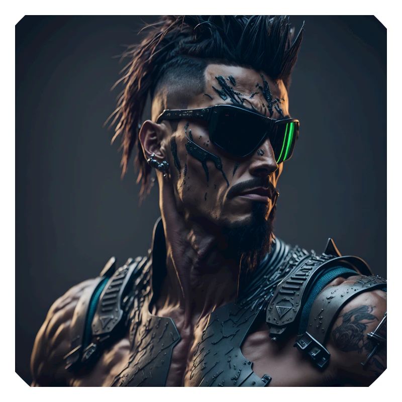 Future Cyberpunkt Warrior