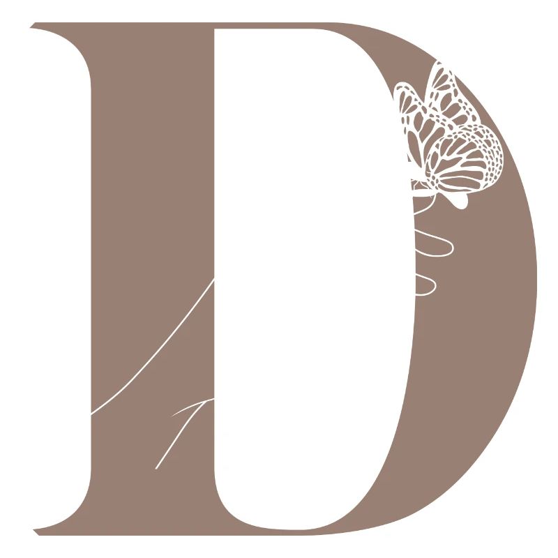 Magic butterfly letter