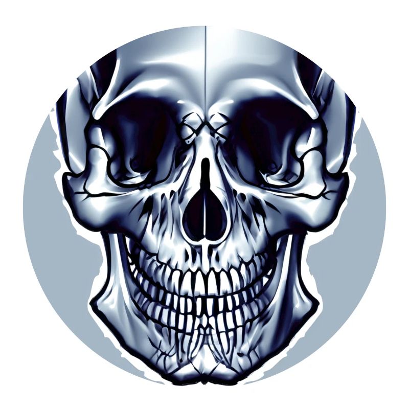 Grey Skull - Abstract