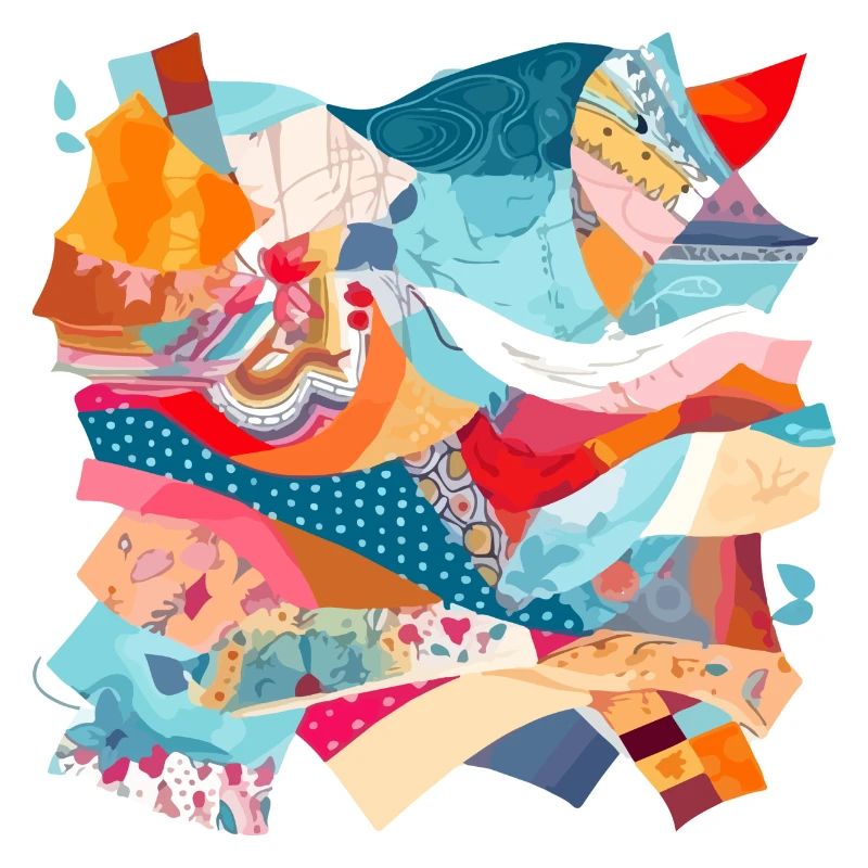 Patchwork de tissu n°3