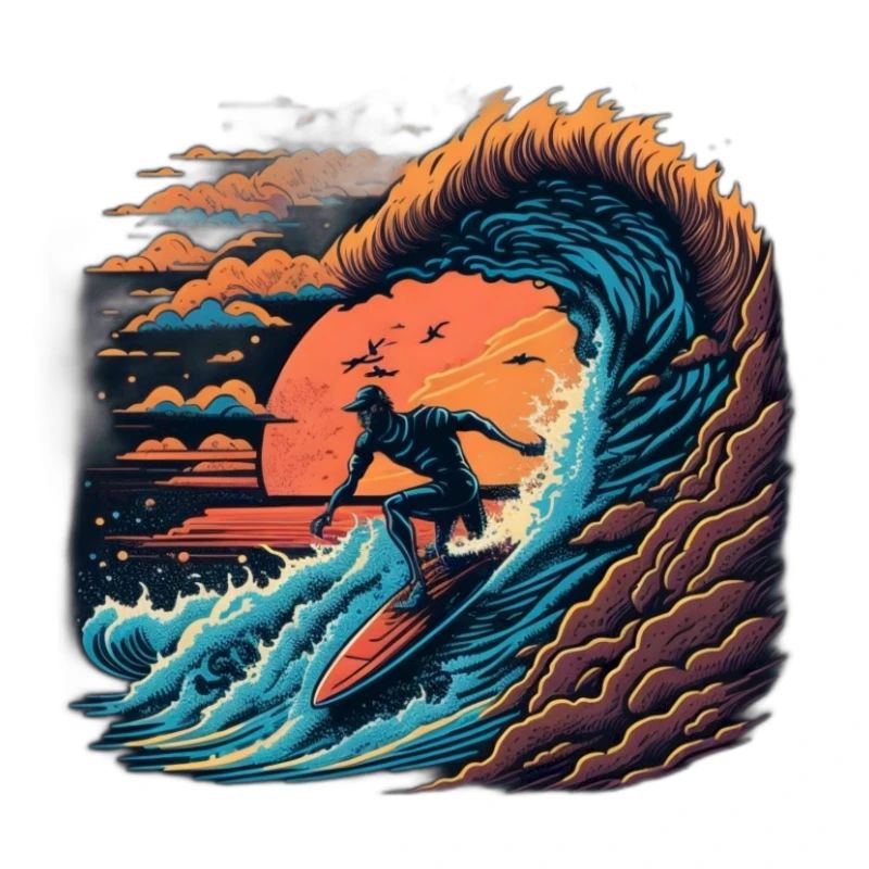 Garçon surfeur de Palm Beach