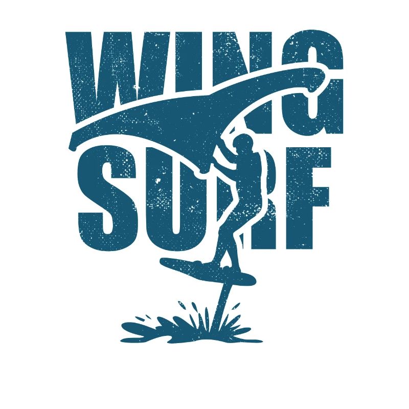 Wing Surfer mit Foil Board