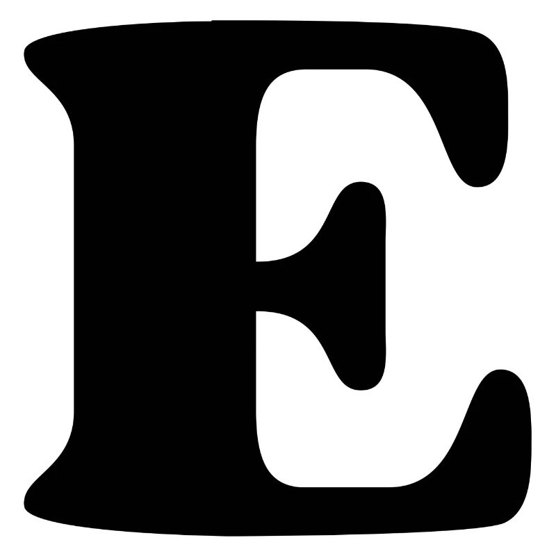 Letter e