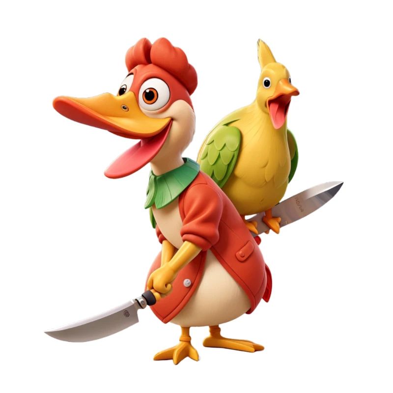 Crazy ducks