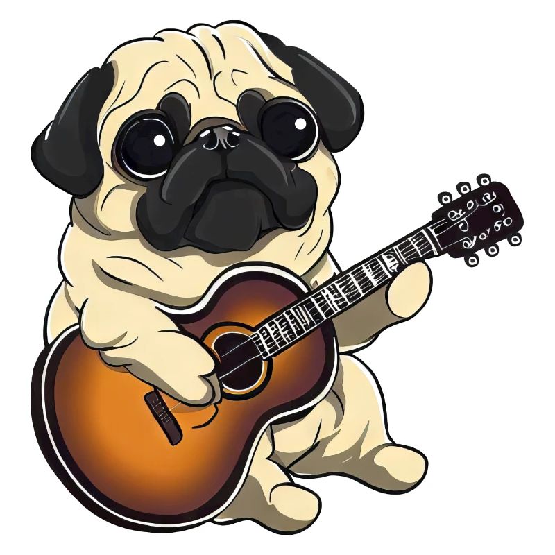 Mops-Gitarrist