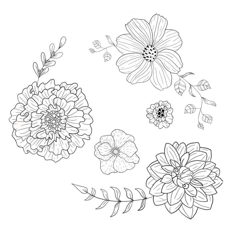 Blumen Muster