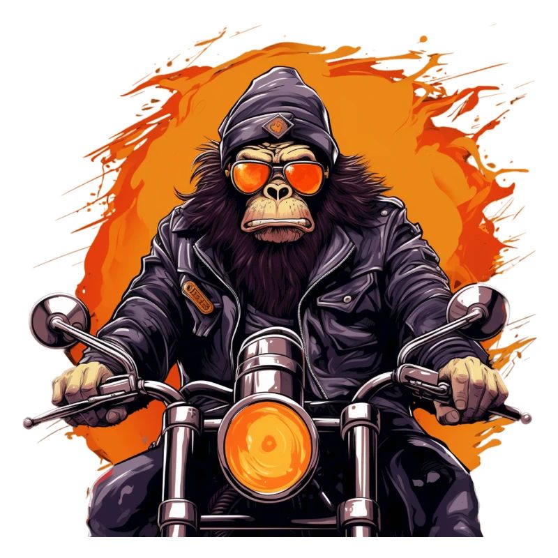 Gorilla Biker
