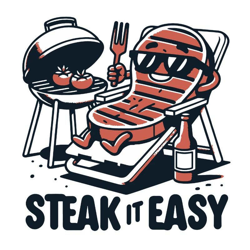Steak It Easy Grilling Grill Gift Funny Chill