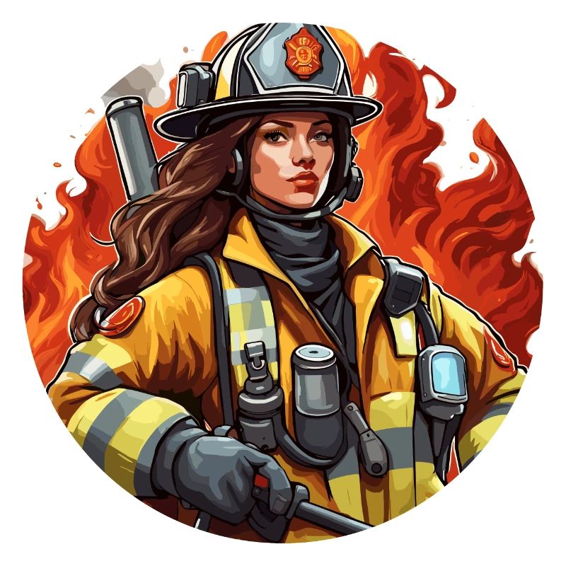 Firefighter / Fire / Fire / Extinguish / Heroine