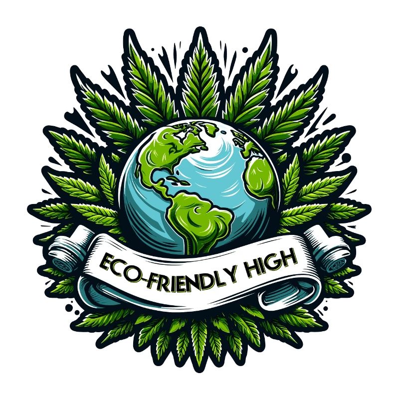 "Eco-Friendly High": Earth & Cannabis Unity Tee