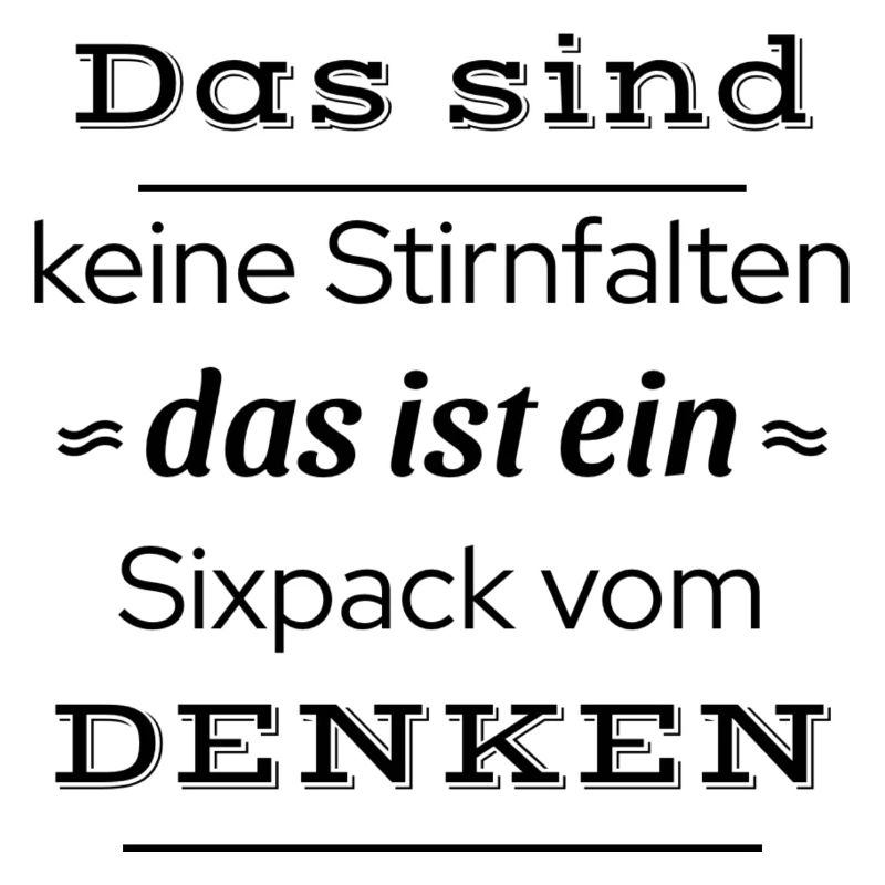 witziger Sixpack Spruch