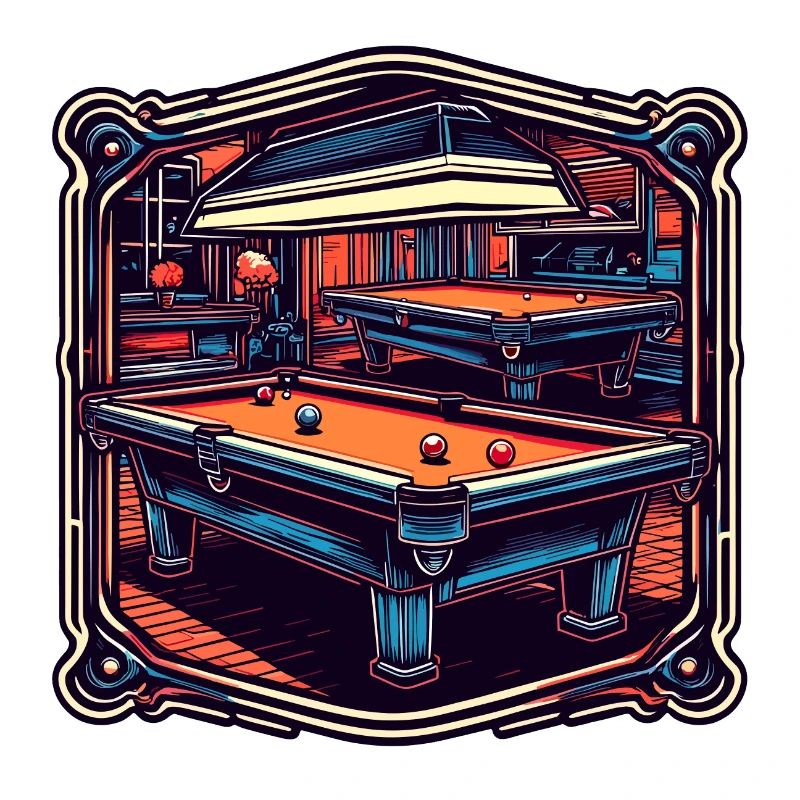 Billard / Boule de billard / 8 boules / billard / Kö