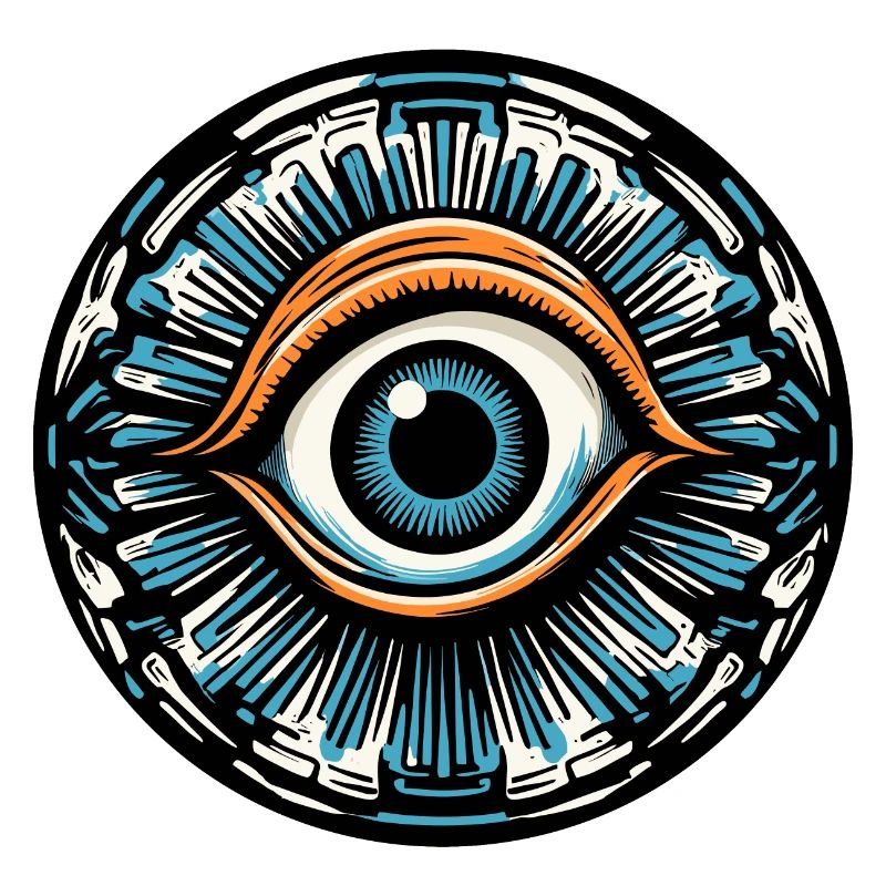 Psychedelic / Auge / Psychobilly / Comic / bunt