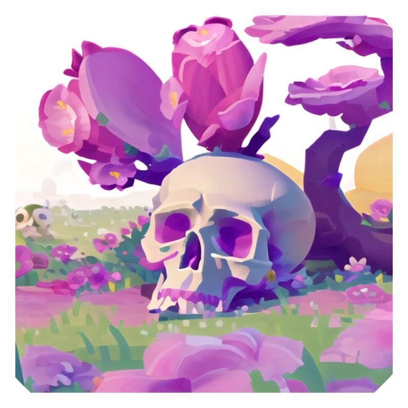 Skull in Paradise