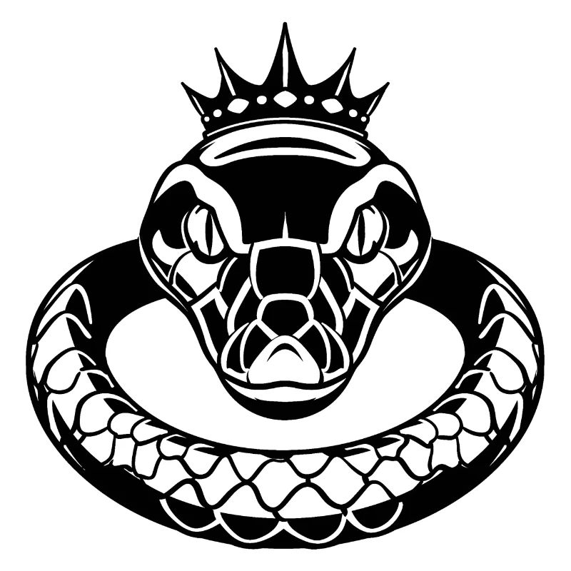 Eleganz der königlichen Python