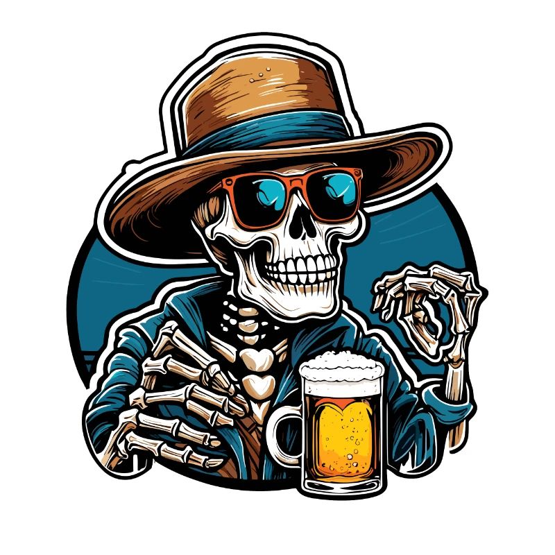 Skull / Skull / Skeleton / Gothic / Tattoo