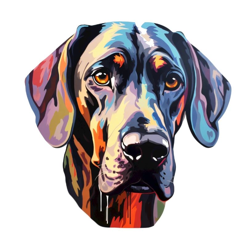 Danish Great Dane psychedelic