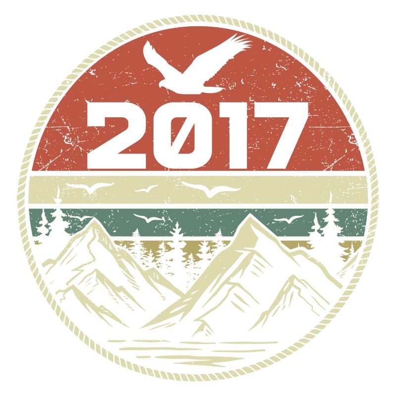 Vintage 2017 Classique 2017 rétro 2017 Cadeau 2017