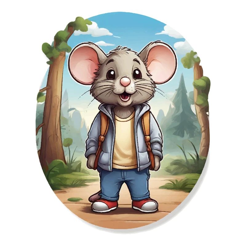 Mouse Cute Kids Drawing Comic