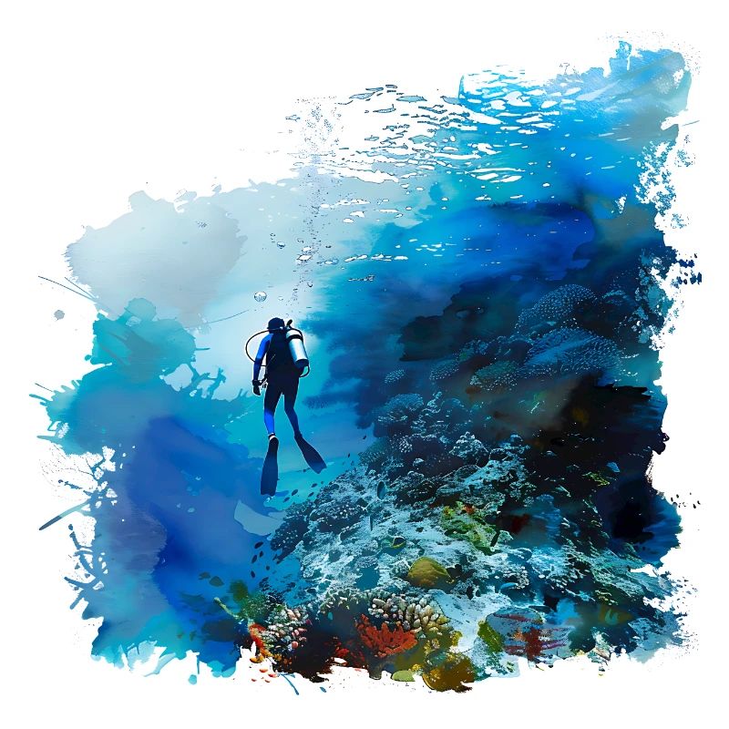 Weightless gliding while diving